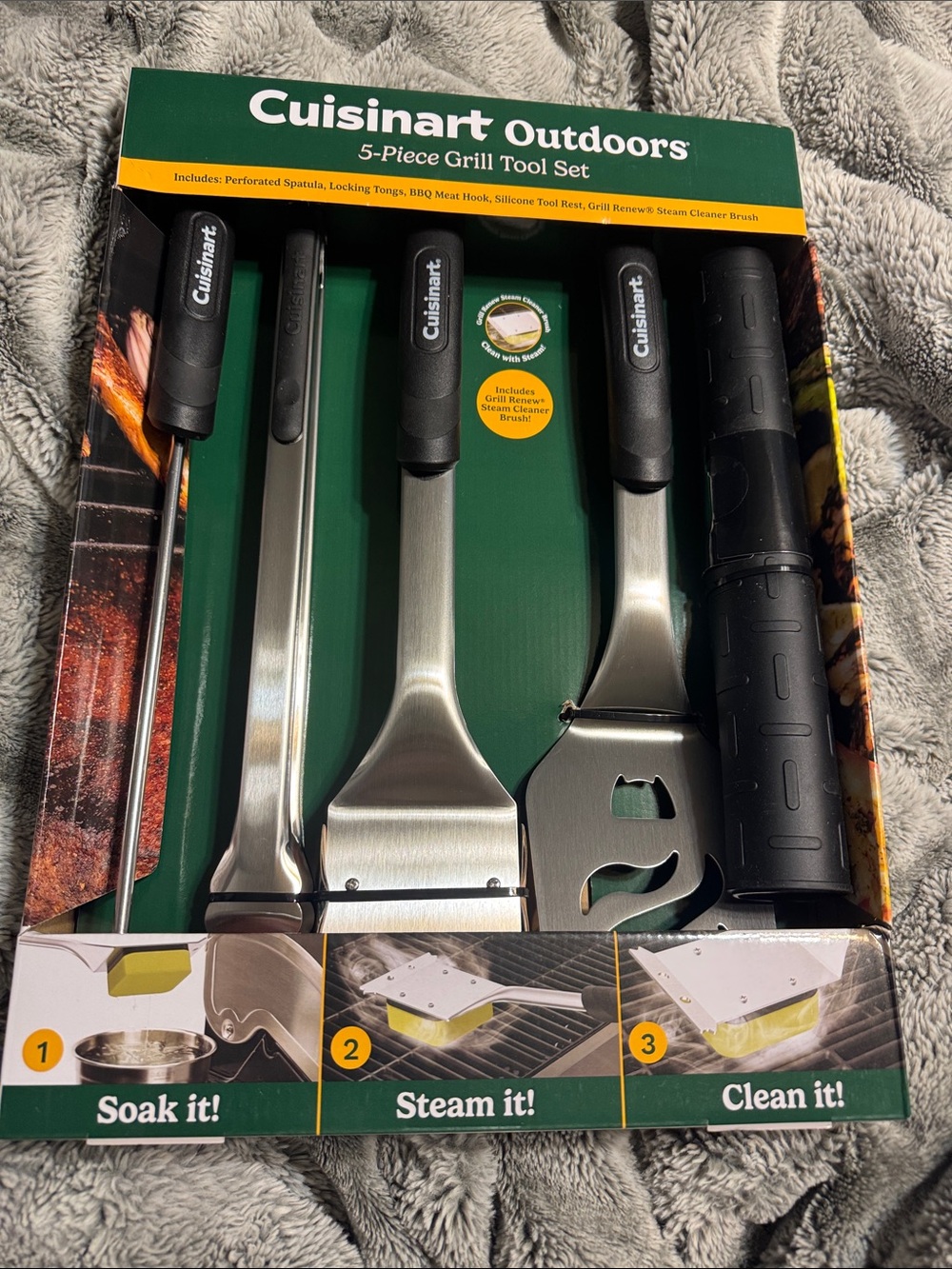 Cuisinart outdoors 5 piece grill tool set